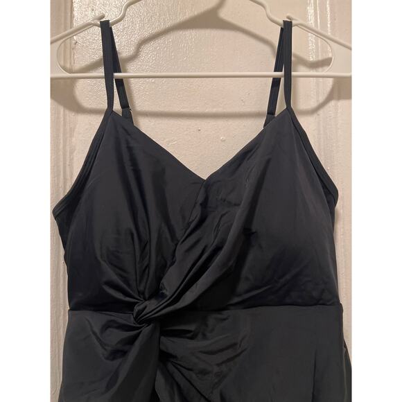 Grace Karin V-neck Tummy Control One Piece Swimdress Swimsuit NWT Size L - Picture 4 of 10